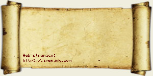 Nadja Stamenković vizit kartica